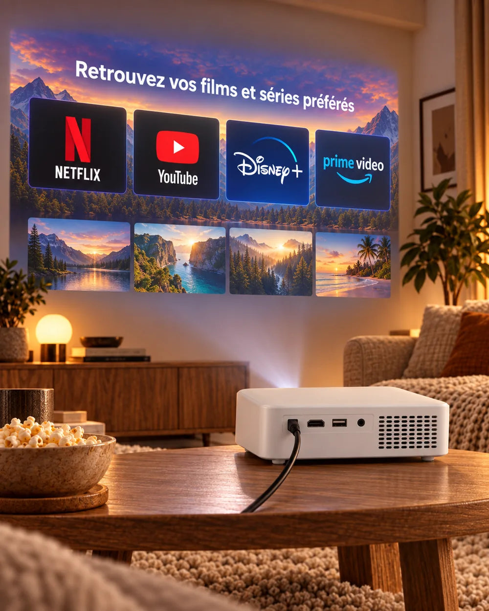 ProjektorLand Horizon – film og serier på storskærm