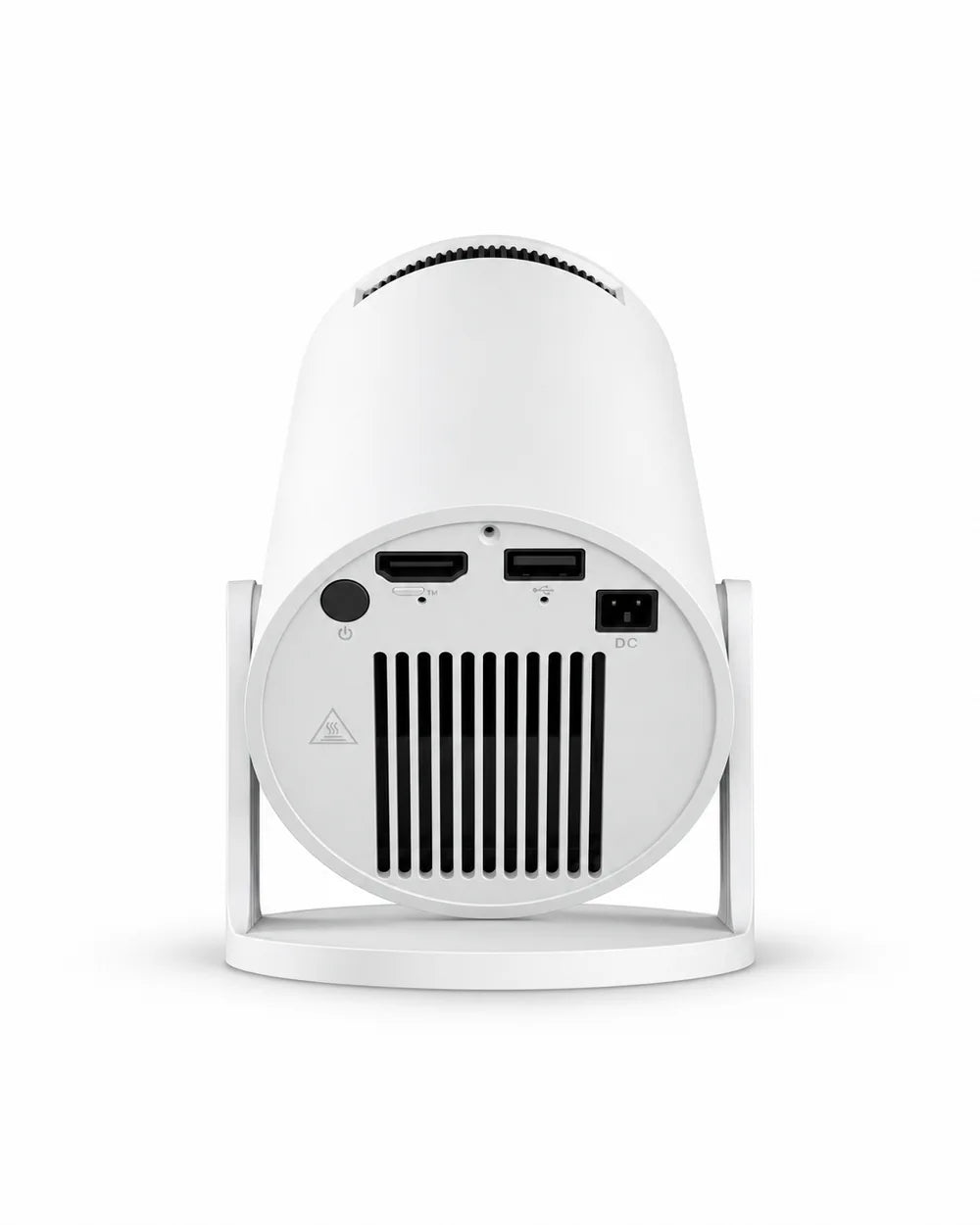 ProjektorLand Luma Compact mini-projektor – 200 ANSI lumen, oprindelig HD 720p, Android 14, Wi-Fi 6 og 5 W højtalere