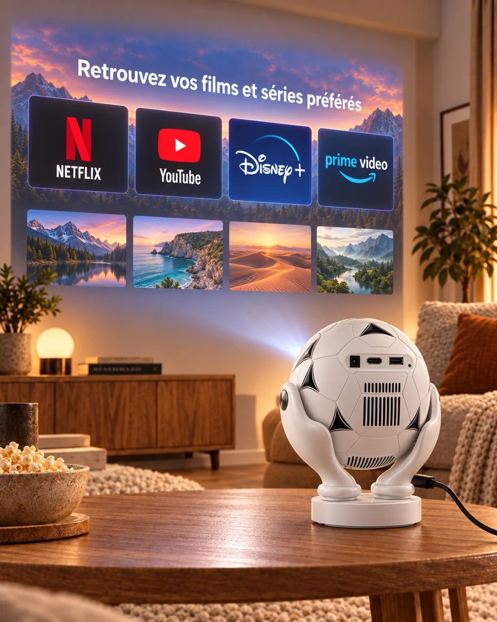 ProjektorLand Orbit Pro – film og serier på storskærm